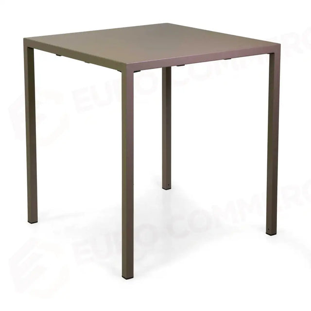 TAVOLO METALLO AUTOLIVELLANTE NEW ELMA TORTORA QUADRO CM70X70H75 - 6469270000 - VACCHETTI
