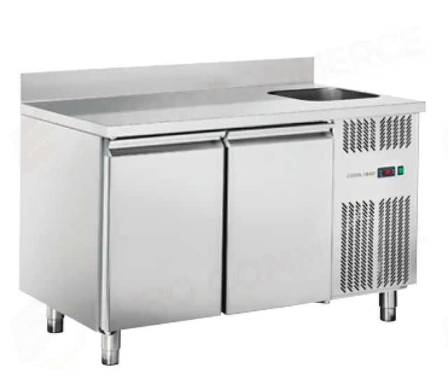 TAVOLO REFRIGERATO GN1/1 (CON LAVELLO) +0°/+8°C - RC 2200LV - COOL HEAD