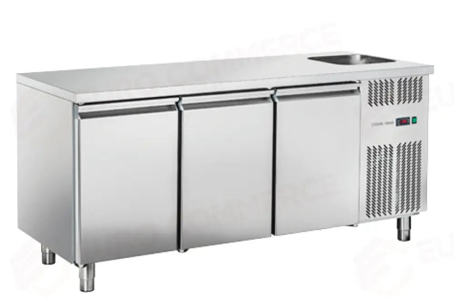 TAVOLO REFRIGERATO GN1/1 (CON LAVELLO) +0°/+8°C - RC 3100LV - COOL HEAD