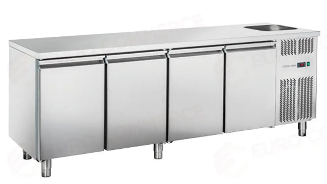 TAVOLO REFRIGERATO GN1/1 (CON LAVELLO) +0°/+8°C - RC 4100LV - COOL HEAD