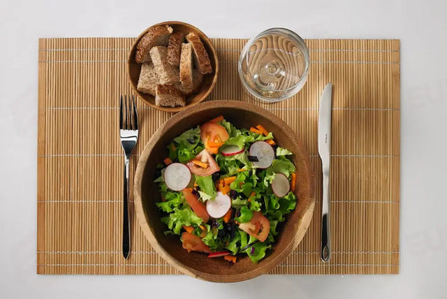NATURAL BAMBOO PLACEMAT - 30X45 CM - S0071 - LION