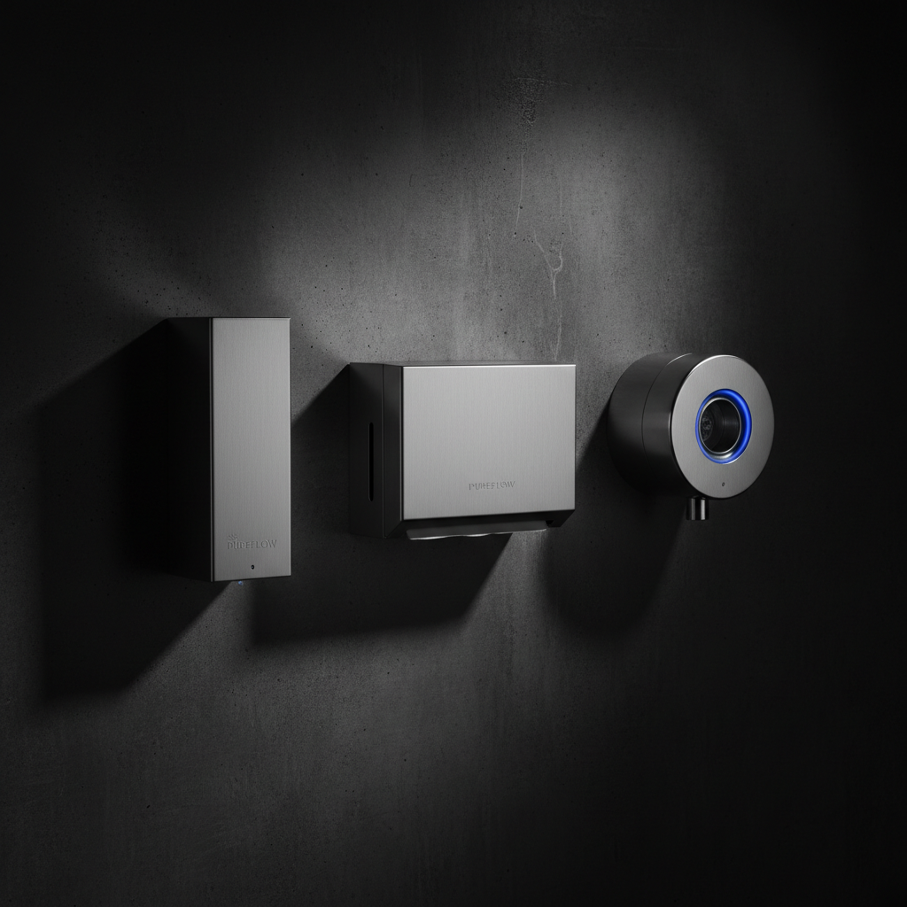 DISPENSER SAPONE, CARTA E ASCIUGAMANI