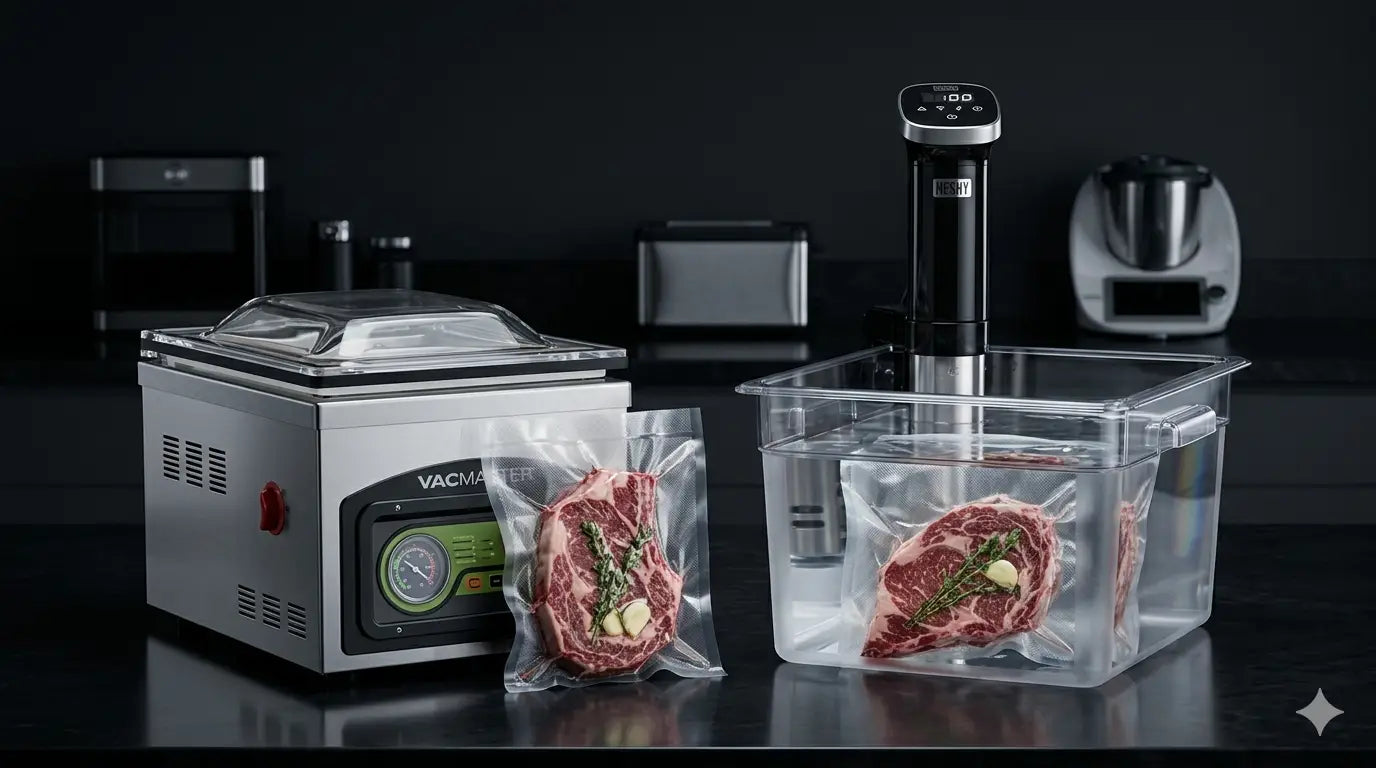 SOTTOVUOTO E COTTURA A BASSA TEMPERATURA