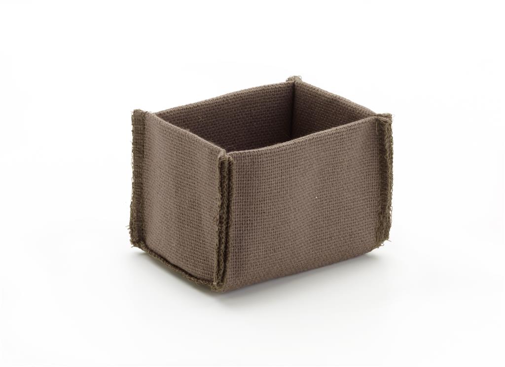 CESTINO PORTABUSTINE 6X8 CM JUTA AVARI210 ABERT - 0012213 - MEDRI