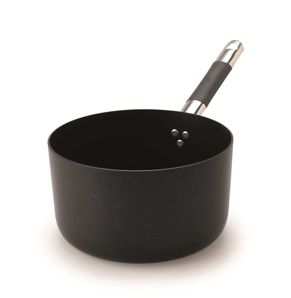CASSERUOLA ALTA 1 MANICO 16 CM AL BLACK - 3 MM ALSC105SSC AGNELLI - 0071539 - MEDRI