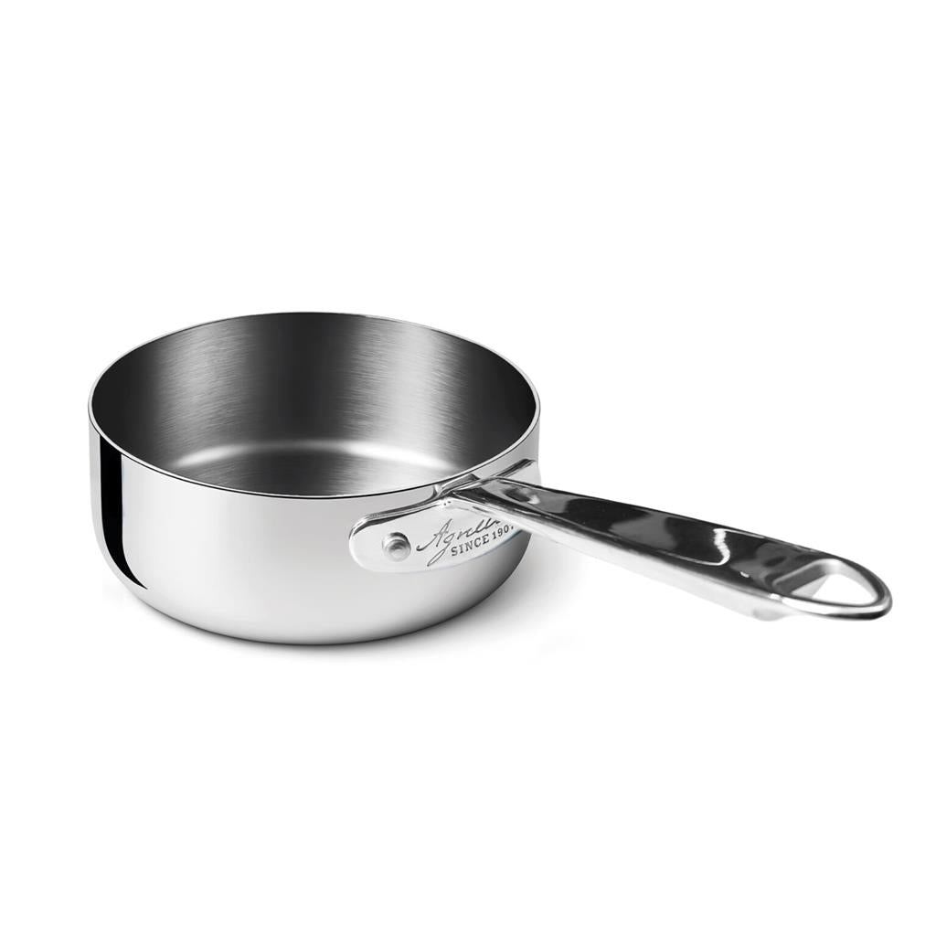 CASSERUOLA BASSA 1 MANICO 24 CM ALU-INOX 3-PLY INDUZIONE ALUM107 AGNELLI - 0072389 - MEDRI