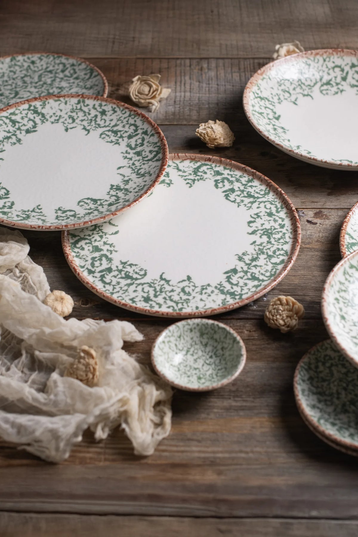 VENECIA GREEN W QUADRO RECTANGULAR PLATTER 15 CM (14 * 10) - 20642-153115 - ID FINE