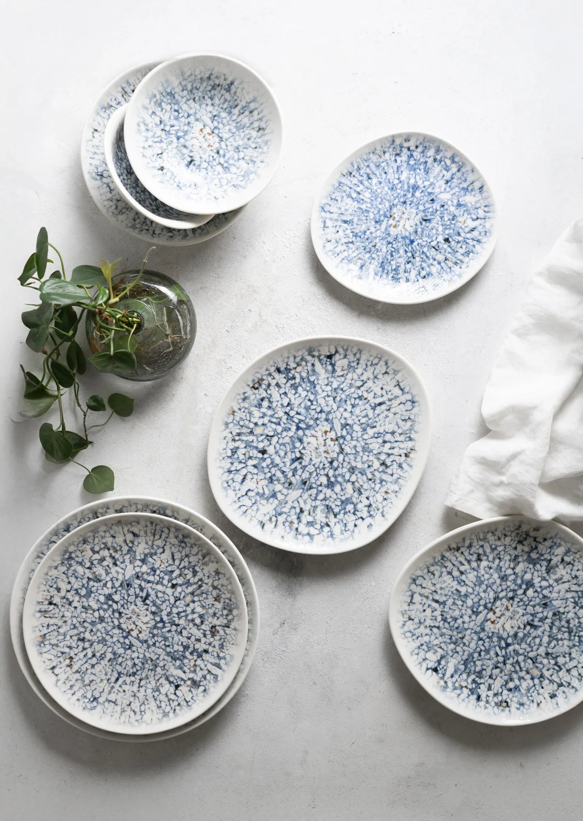 MOSAIC BLUE TUVAL CIOTOLA 17 CM - TVL17KS-ID1009 - ID FINE