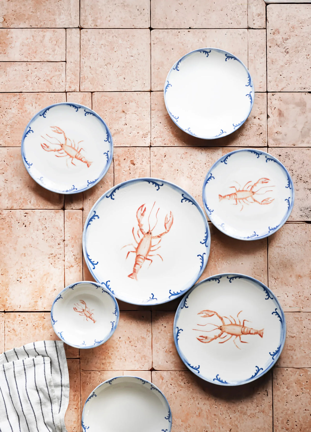 LOBSTER BLUE TUVAL PIATTO FONDO 20 CM - TVL20CK-ID1019 - ID FINE