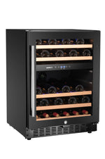 FRIGORIFERO PER VINI, 2 ZONE, 46 BOTTIGLIE, ARKTIC, NERO, 570X595X(H)820MM - 237106