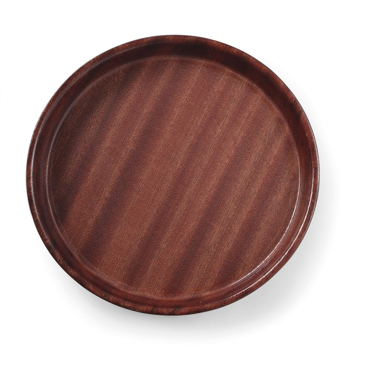 VASSOI DA SERVIZIO WOOD FORM, AMERBOX, MOGANO, Ø320X(H)35MM - 507711