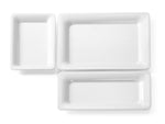 VASSOIO GASTRONORM CON BORDO SOTTILE, HENDI, GN 1/4, 265X162X(H)20MM - 566046