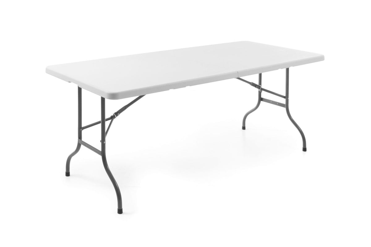 TAVOLO PER BUFFET PIEGEHVOLE, HENDI, CARICO MASSIMO 150 KG., 1830X750X(H)740MM - 810910