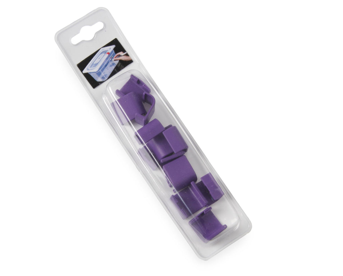 CLIPS COPERCHI PER CONTENITORI GASTRONORM HACCP, HENDI, PORPORA, 12 PEZZI - 880869