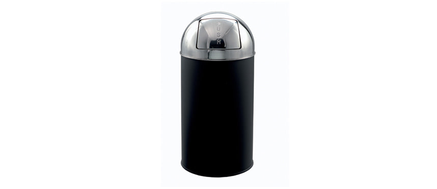 GETTACARTE PUSH NERO/INOX LT.40 - 100139 - MORINI