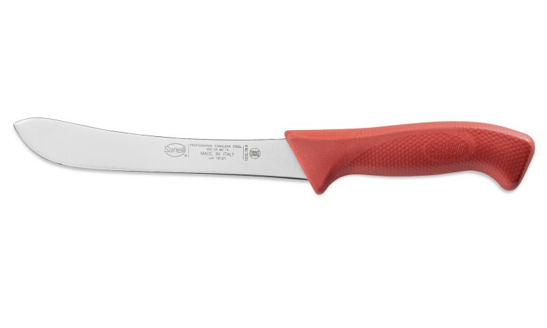 COLTELLO DANESE CM.18 ROSSO SKIN - 101218.R - SANELLI