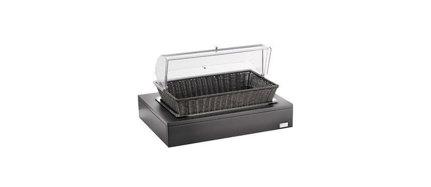 BUFFET CESTA PANE C/CUPOLA WENGÈ+WENGÈ - 101494 - MORINI