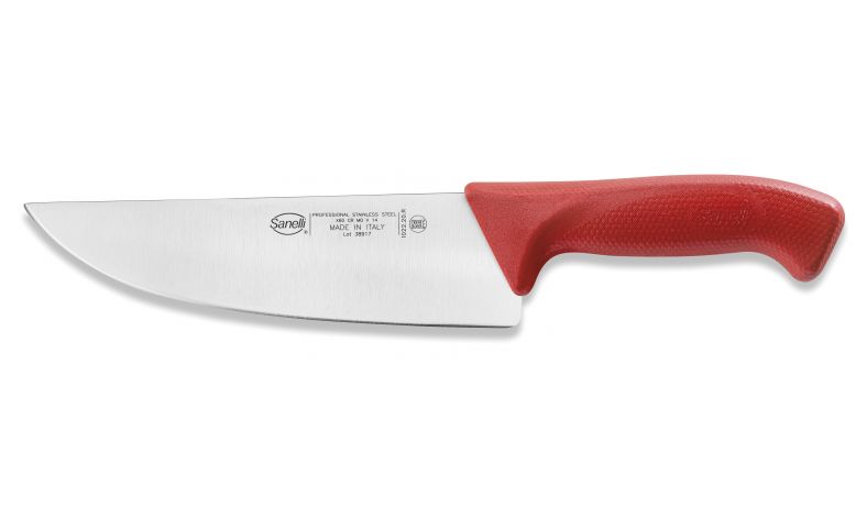 COLTELLO AFFETTARE CM.20 ROSSO SKIN - 102220.R - SANELLI