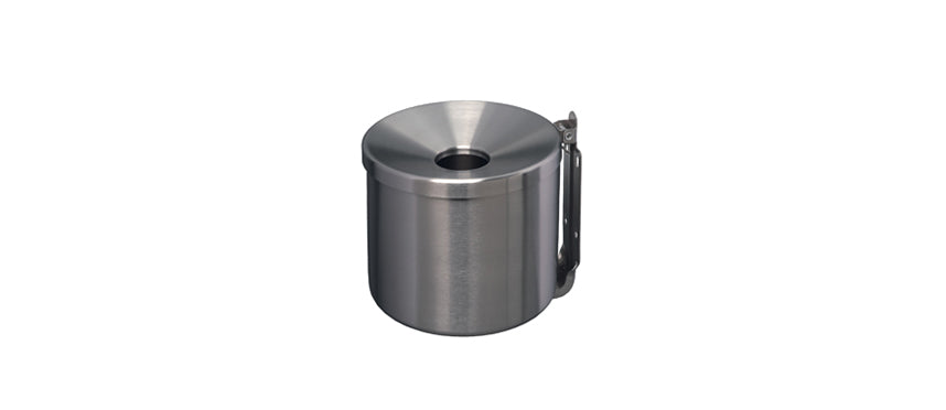 POSACENERE DA MURO INOX SAT.16H14 - 108553 - MORINI