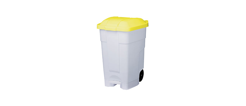 BIDONE COM.PLAS.LT.70 C/P GIALLO - 115198 - MORINI