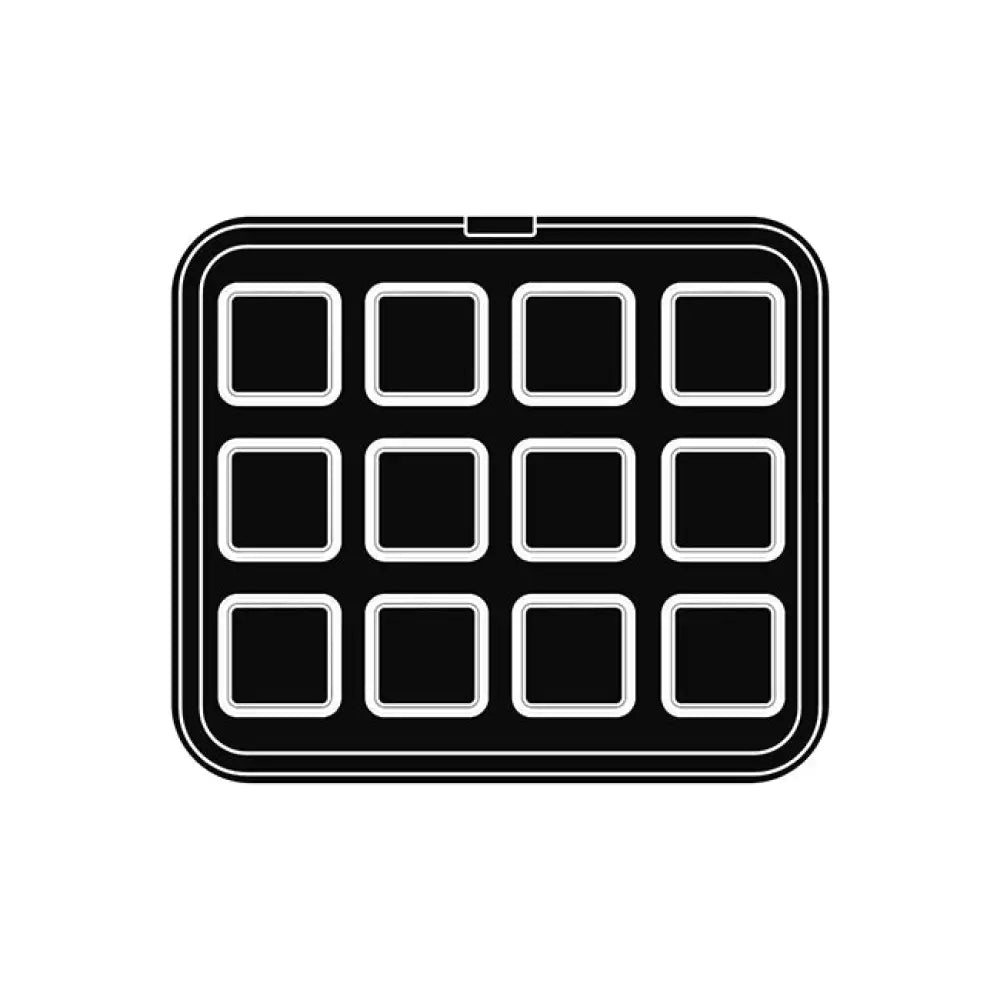 12 IMPRONTE QUADRATE 69X69/60X60 H 20 MM - PIASTRA PER COOKMATIC 380X330 MM - PIASTRA-UM - PAVONI ITALIA - TEGLIE