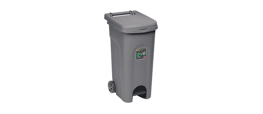 BIDONE URBAN ECO SYSTEM LT.80 GRIGIO - 130507 - MORINI