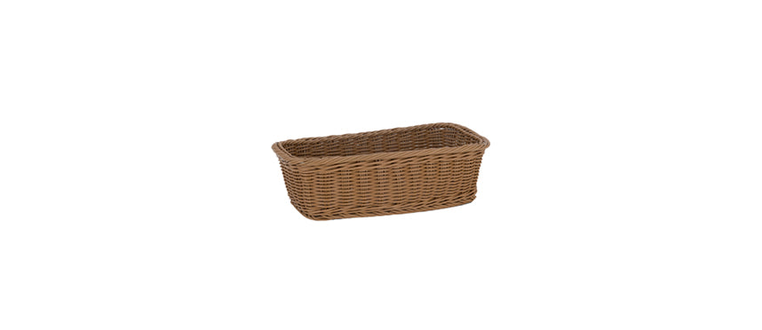 CESTA PP RATTAN MARRONE GN1/3 H10 C04072 - 131428 - MORINI