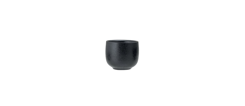 TOGNANA JAP MET.NERO BICCHIERE SAKE - 132852 - MORINI