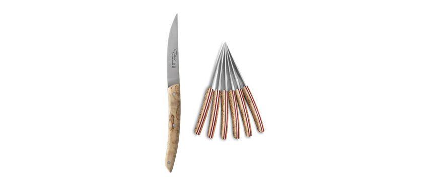 THIERS COLTELLO BIST.M/BETULLA C/INS.ROSSO - 139100 - MORINI