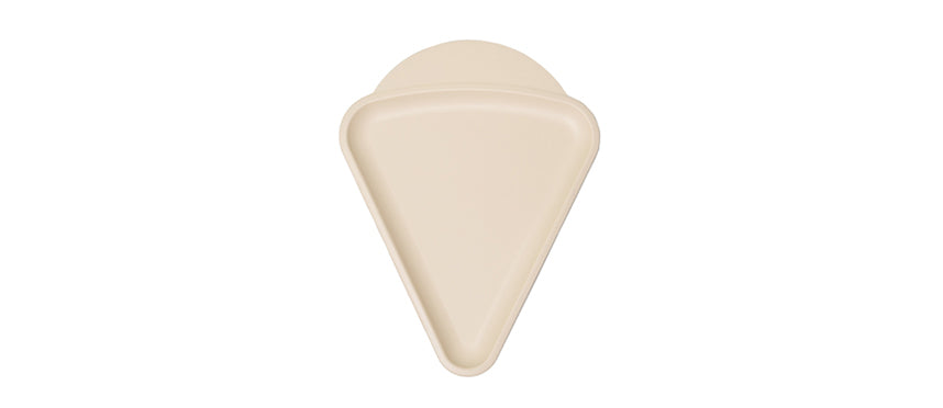 VASSOIO PIZZA TRIANGOLO PP AVORIO 31X24 - 139408 - MORINI