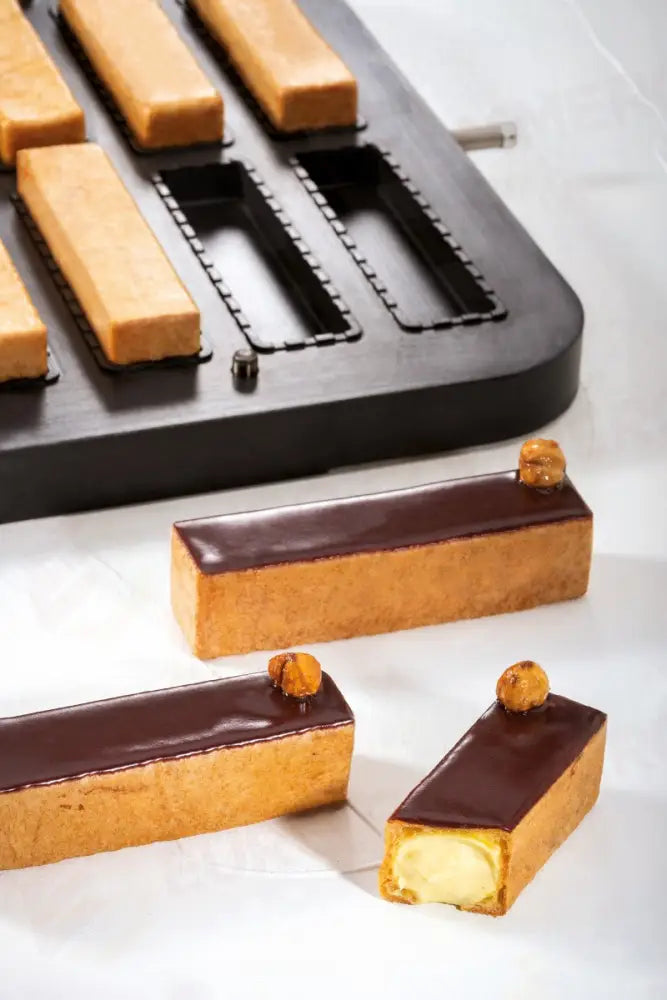 14 IMPRONTE ECLAIRE 120X30 MM H 30 MM - PIASTRA PER COOKMATIC 380X330 MM - PIASTRACHOUX03 - PAVONI ITALIA - PIASTRE