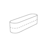 14 IMPRONTE ECLAIRE STONDATO 120X30 MM H 30 MM - PIASTRA PER COOKMATIC 380X330 MM - PIASTRACHOUX04 - PAVONI ITALIA