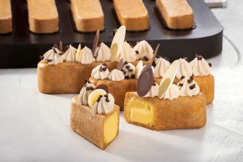 14 IMPRONTE ECLAIRE STONDATO 120X30 MM H 30 MM - PIASTRA PER COOKMATIC 380X330 MM - PIASTRACHOUX04 - PAVONI ITALIA