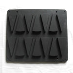 14 IMPRONTE TRIANGOLO 115X60/111X56 H 25 MM - PIASTRA PER COOKMATIC 380X330 MM - PIASTRA18 - PAVONI ITALIA - PIASTRE