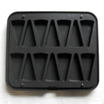 14 IMPRONTE TRIANGOLO 115X60/111X56 H 25 MM - PIASTRA PER COOKMATIC 380X330 MM - PIASTRA18 - PAVONI ITALIA - PIASTRE