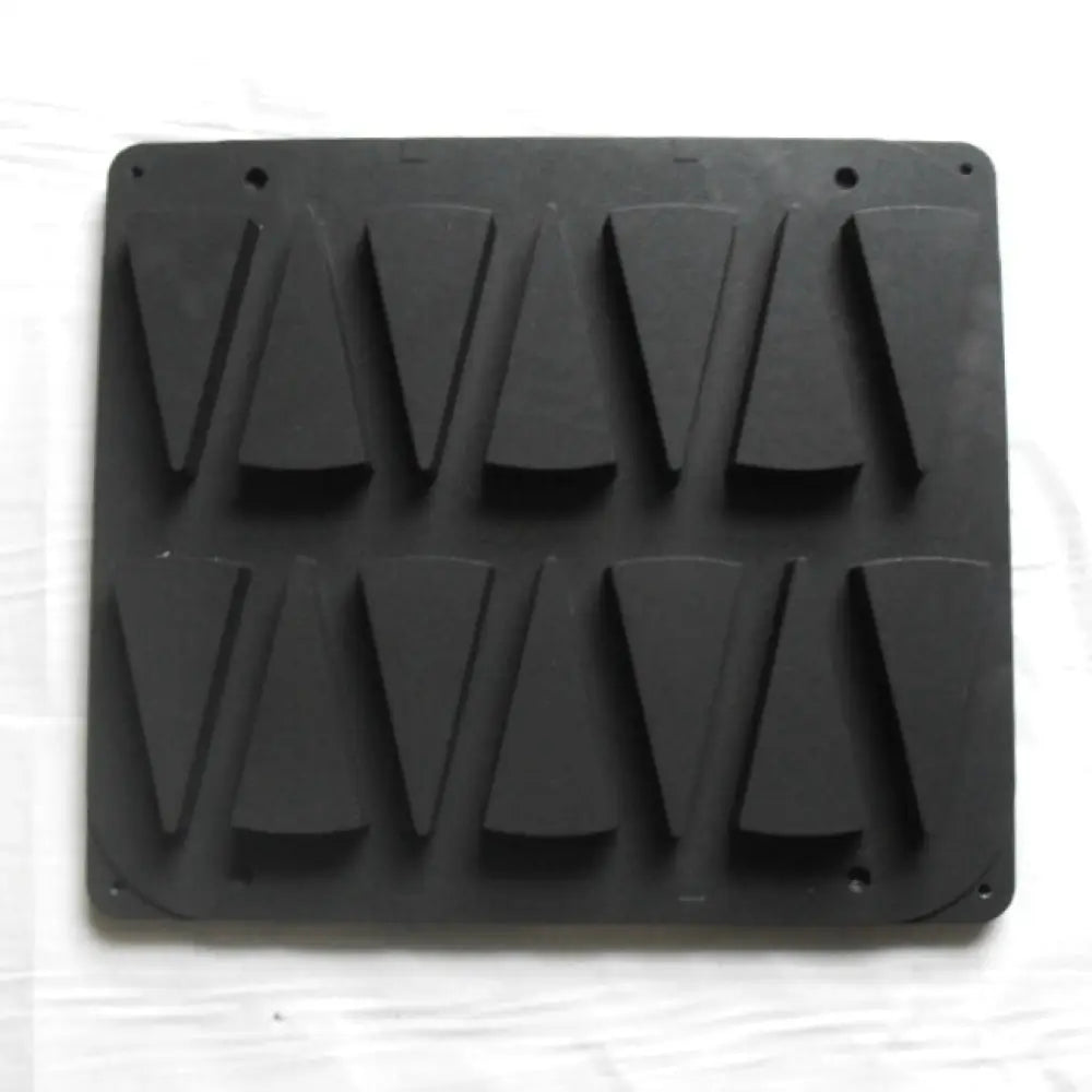 14 IMPRONTE TRIANGOLO 115X60/111X56 H 25 MM - PIASTRA PER COOKMATIC 380X330 MM - PIASTRA18 - PAVONI ITALIA - TEGLIE