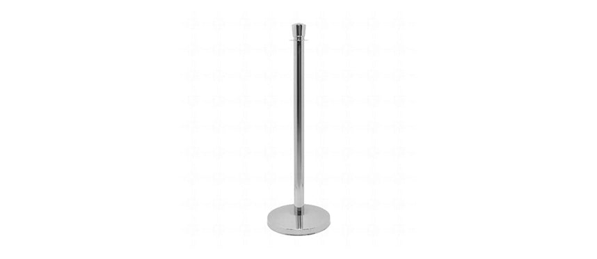 SET 2 COLONNE INOX CROMATE BUDGET CM33 H100 - 144376 - MORINI