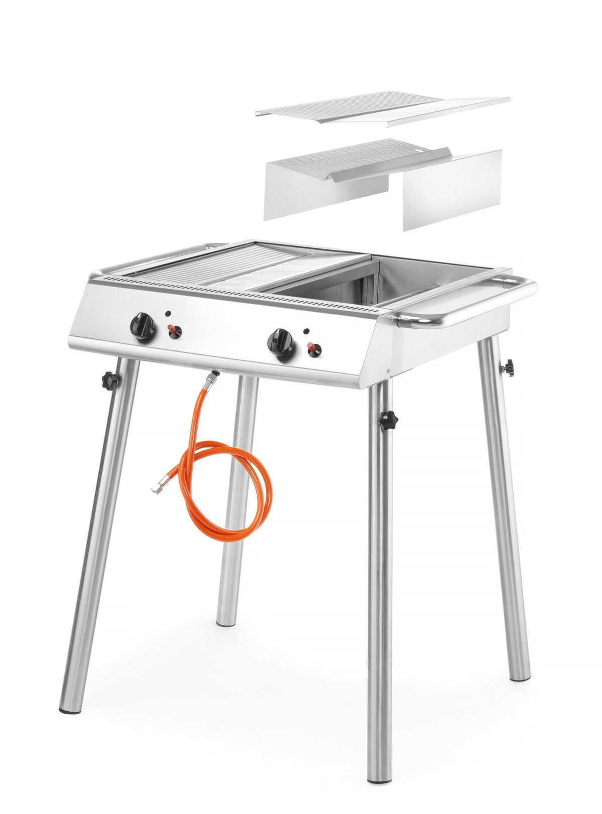XANTOS GRIGLIA A GAS , HENDI, 9,5KW, 770X710X(H)870MM - 148624