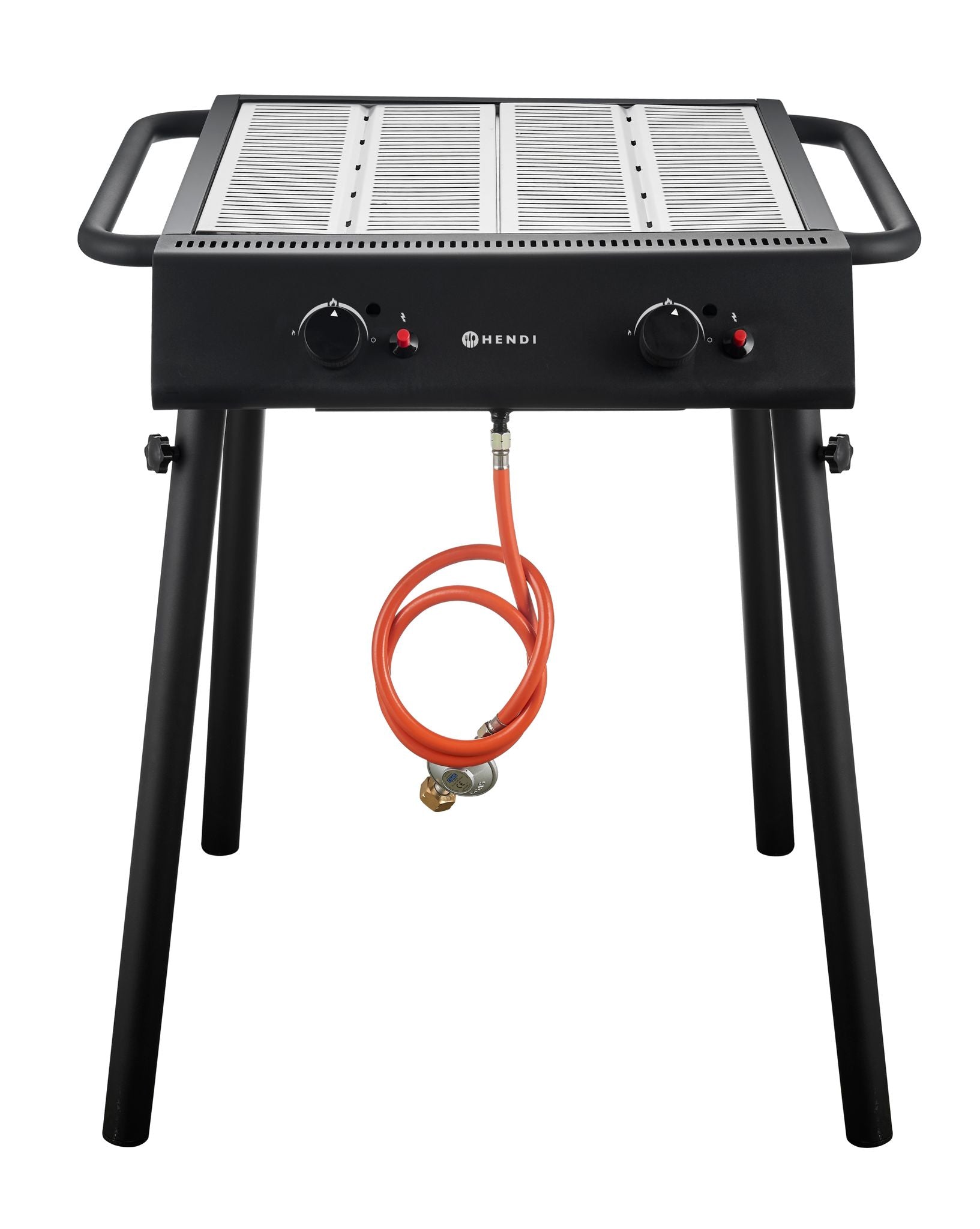XANTOS BLACK GRIGLIA A GAS , HENDI, NERO, 9,5KW, 770X710X(H)870MM - 148631