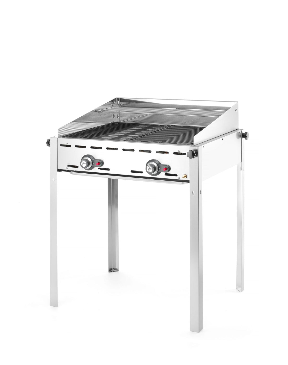 GREEN FIRE BARBECUE CON 2 BRUCIATORI, HENDI, PROFI LINE, 2 GRIGLIE 1/1 IN ACCIAIO, 11,6KW, 740X612X( - 149621