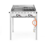 GREEN FIRE BARBECUE CON 2 BRUCIATORI, HENDI, PROFI LINE, 2 GRIGLIE 1/1 IN ACCIAIO, 11,6KW, 740X612X( - 149621
