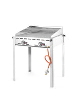 GREEN FIRE BARBECUE CON 2 BRUCIATORI, HENDI, PROFI LINE, 2 GRIGLIE 1/1 IN ACCIAIO, 11,6KW, 740X612X( - 149621
