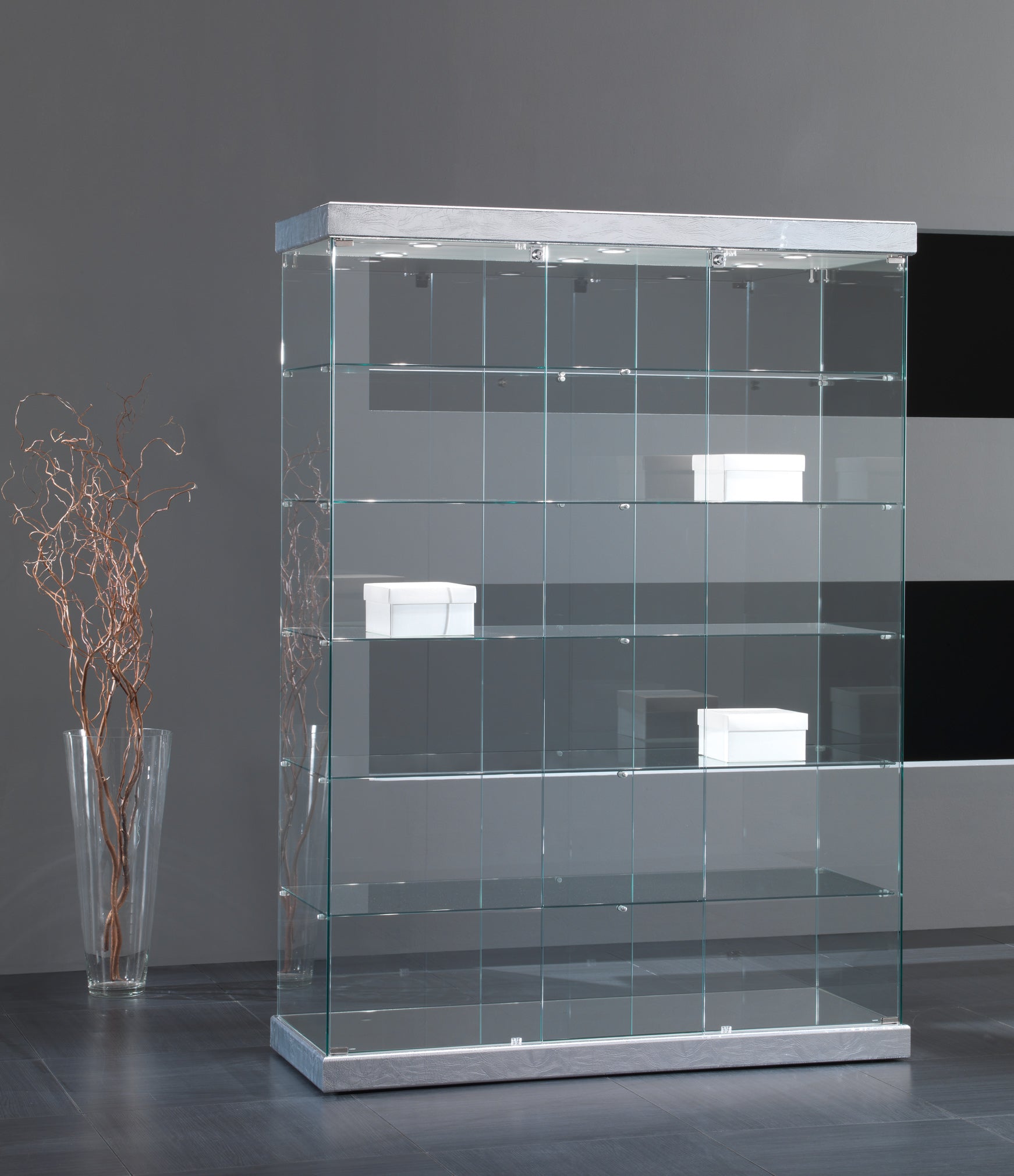 BLACK&WHITE 143X53X200 CM - 14/S - ITALVETRINE