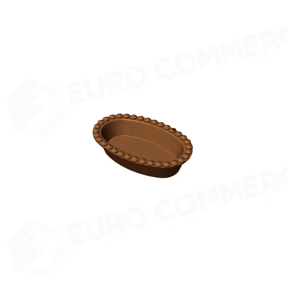 15 IMPRONTE OVALI FESTONATE 77X48/60X32 H 20 MM - PIASTRA PER COOKMATIC 380X330 MM - PIASTRA-C - PAVONI ITALIA
