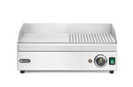 FRY TOP METÀ RIGATA, HENDI, KITCHEN LINE, 220-240V/2400W, 527X404X(H)233MM - 154946