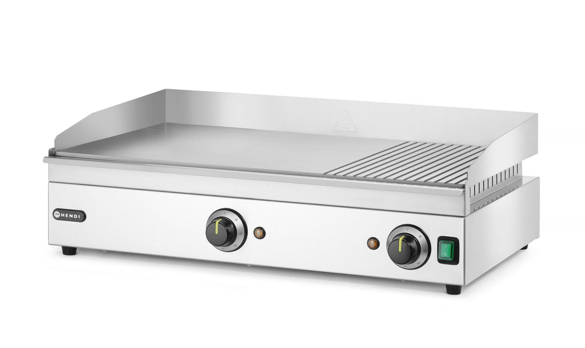 FRY TOP 1/3 RIGATA, HENDI, KITCHEN LINE, 220-240V/3500W, 697X474X(H)241MM - 154960