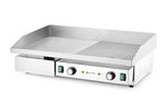 PIASTRA, METÀ LISCIA, METÀ RIGATA, HENDI, BUDGET LINE, 400V/4400W, 720X460X(H)241MM - 154991