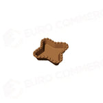 16 IMPRONTE STELLA FESTONATE 62X62/47X47 H 18 MM - PIASTRA PER COOKMATIC 380X330 MM - PIASTRA-H - PAVONI ITALIA