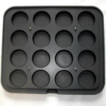 16 IMPRONTE TONDE Ø 68/61 H 18 MM - PIASTRA PER COOKMATIC 380X330 MM - PIASTRA-13 - PAVONI ITALIA - PIASTRE E STAMPI