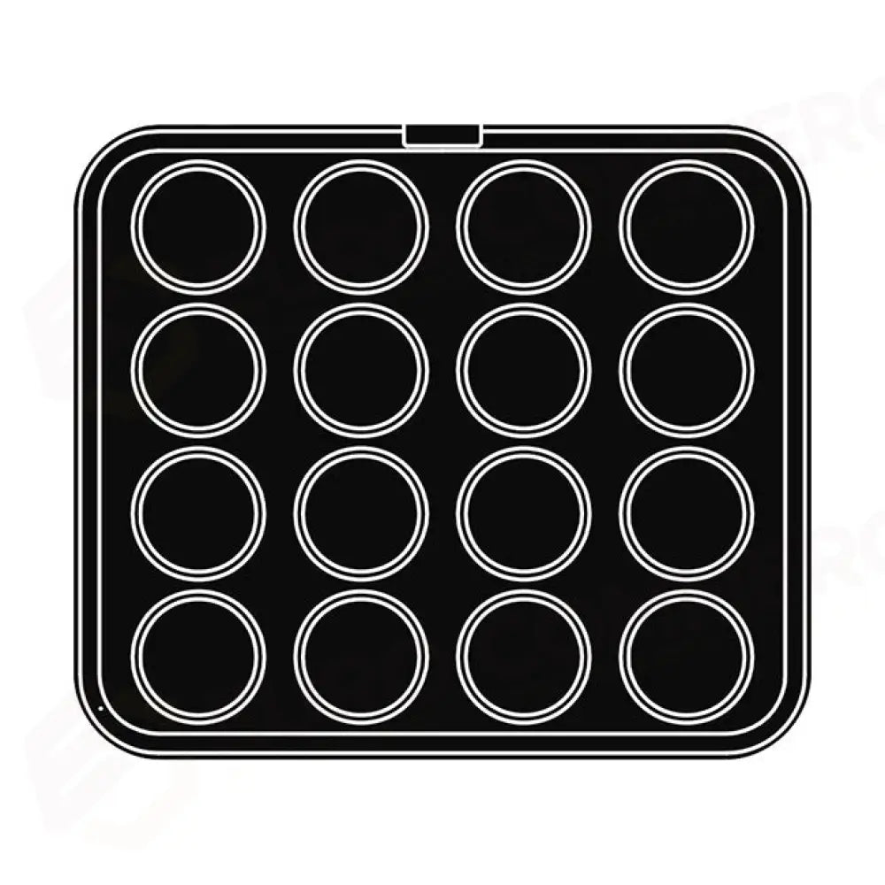 16 IMPRONTE TONDE Ø 68/61 H 18 MM - PIASTRA PER COOKMATIC 380X330 MM - PIASTRA-13 - PAVONI ITALIA - PIASTRE E STAMPI